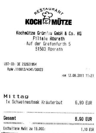 fhmm Hffner Kochmtze Restaurant